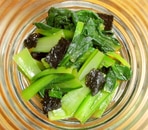 小松菜と海苔の温野菜